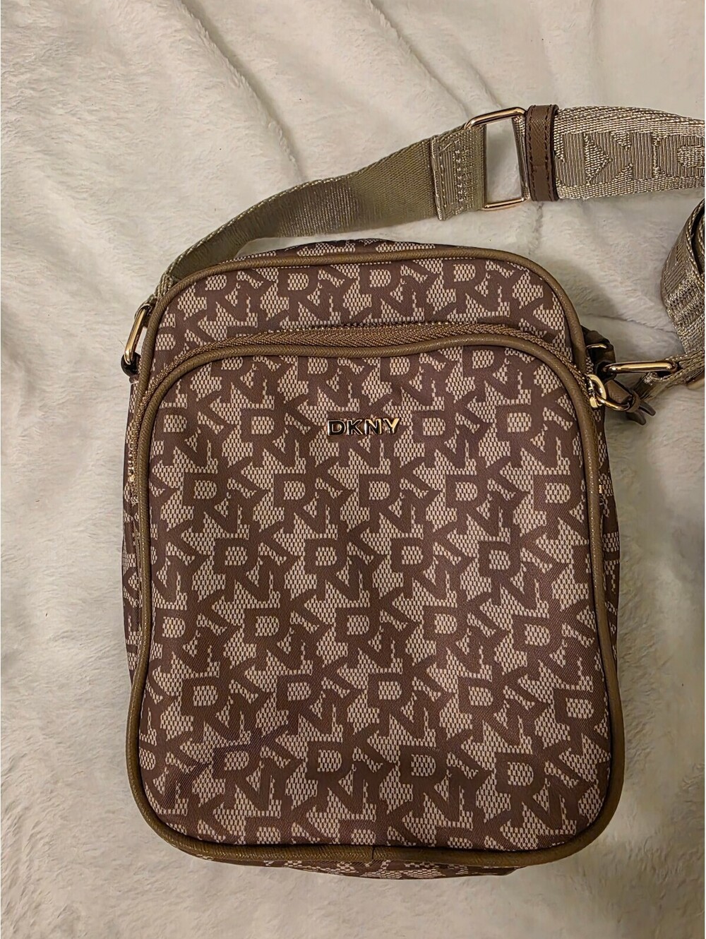 DKNY monogram crossbody bag